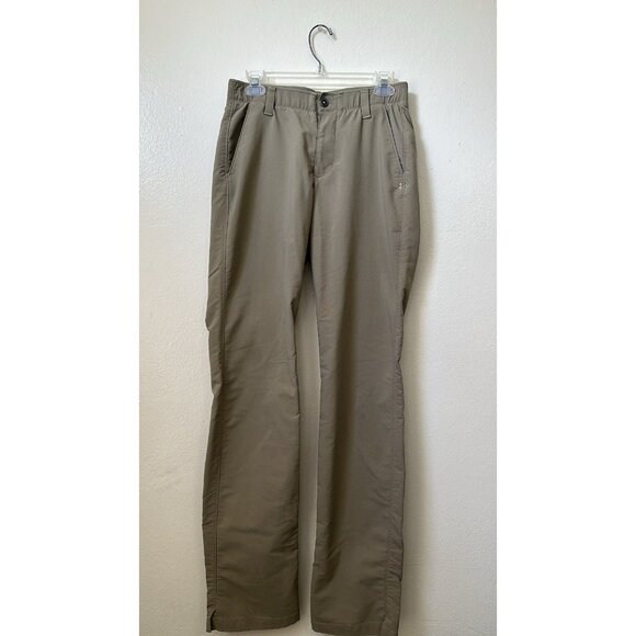 Under Armour Pants Mens 30/36 Olive Green Beige Tac Enduro Loose Golf Active - Picture 1 of 5